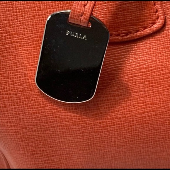 Furla Saffiano Leather Boston Bag - Picture 6 of 8